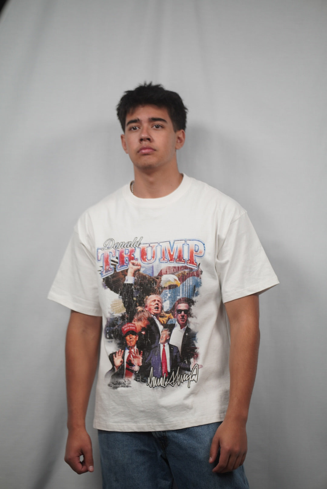 Trump VNTG Tee (White)