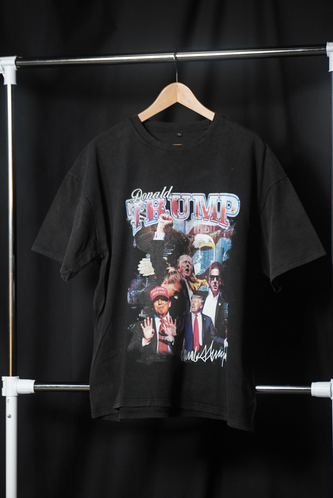 Trump VNTG Tee (Retro Black)