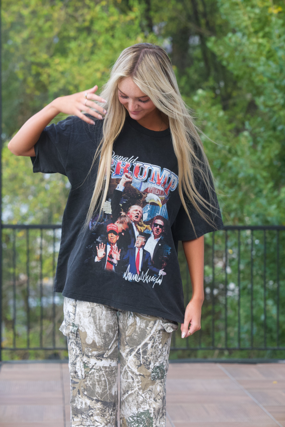 Trump VNTG Tee (Retro Black)